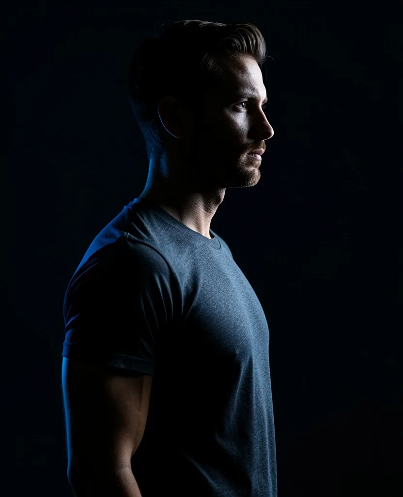 Man focused on wellness and natural vitality
