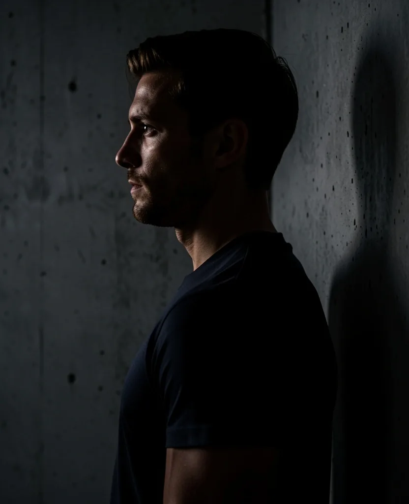 Athletic portrait representing energy and endurance